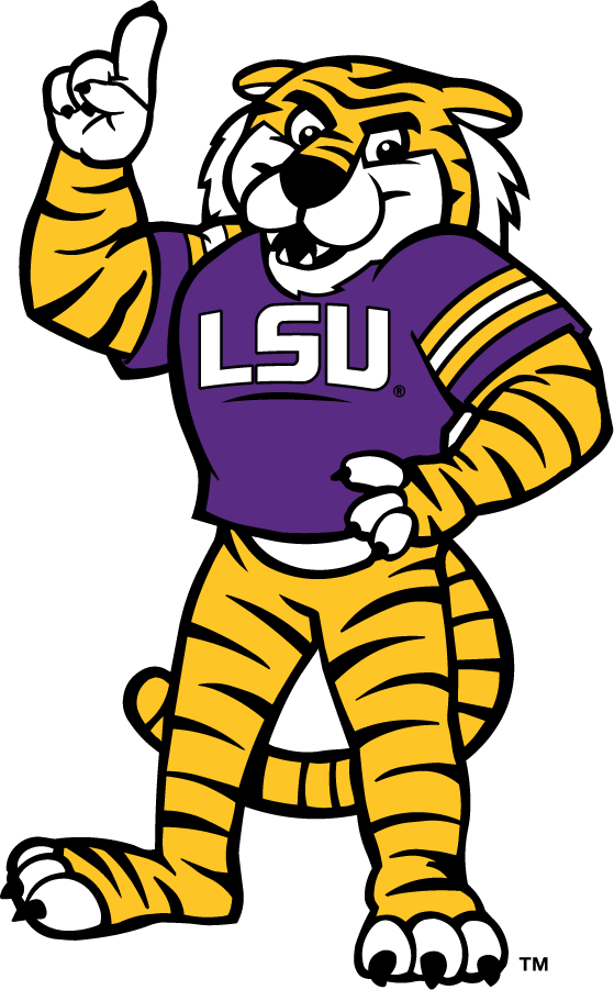 LSU Tigers 2006-2014 Mascot Logo iron on transfers for clothing